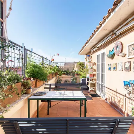 Rosa's Terrace Panoramic Penthouse Appartement Rome